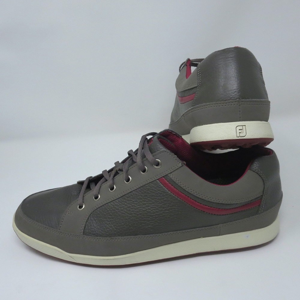 Footjoy Contour Casual 54238 Mens Size 13 M Spikeless Golf Shoes Gray Low Top